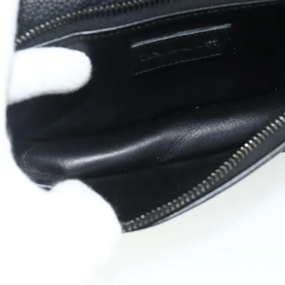Dior Leather Saddle Arm Pouch Cactus Jack Black